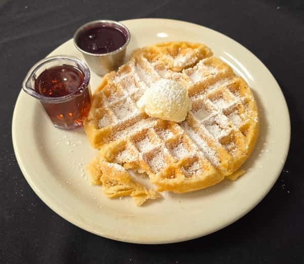 MIXED BERRY COMPOTE WAFFLE
