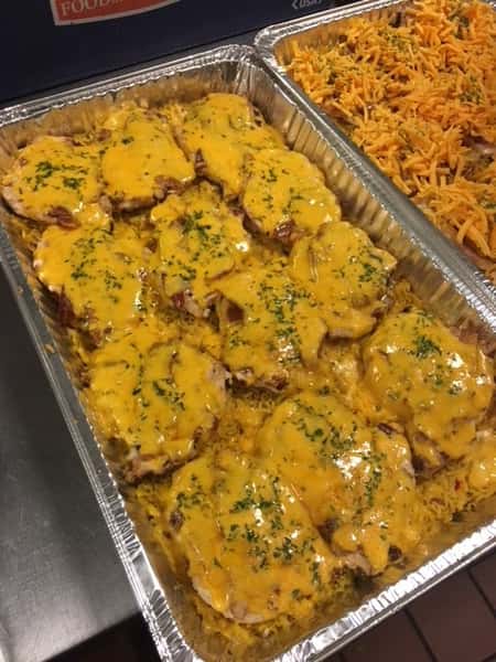 Dish in a container
