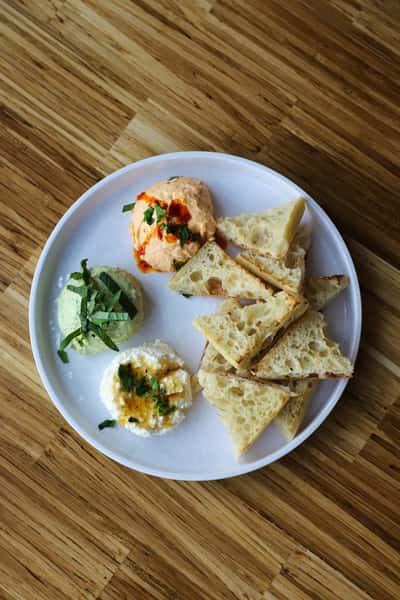 - Whipped Ricotta Trio