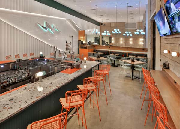 Interior bar + main dining