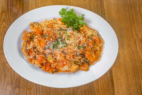 Cappellini Pomodori with Shrimp