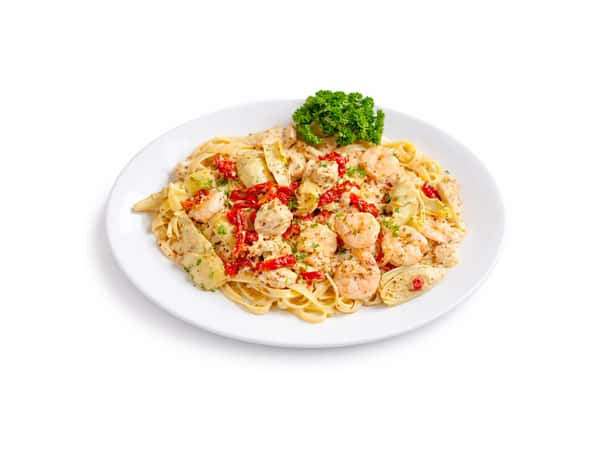 Chicken and Shrimp Fettuccine