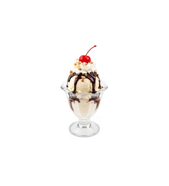 Vanilla Ice Cream Sundae