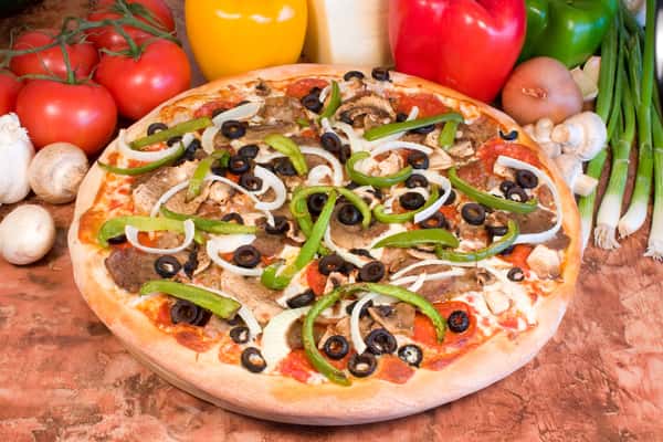 Large Deluxe - 14" - (8 Slices)