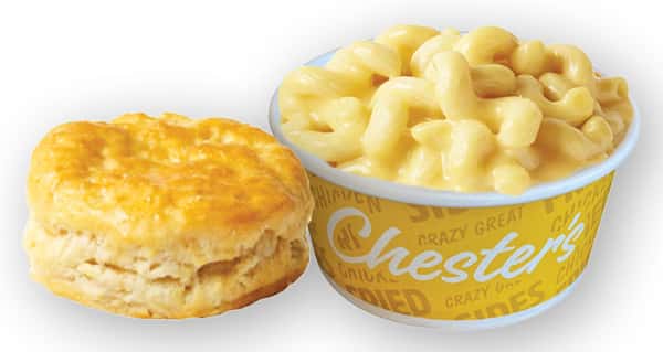 mac and cheese/biscuit