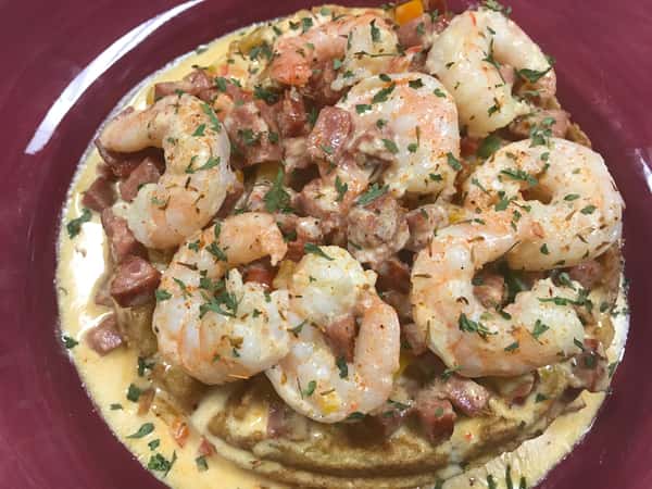 Shrimp & Grits Waffle