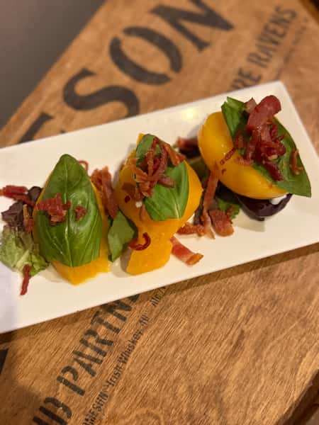 Prosciutto Peaches