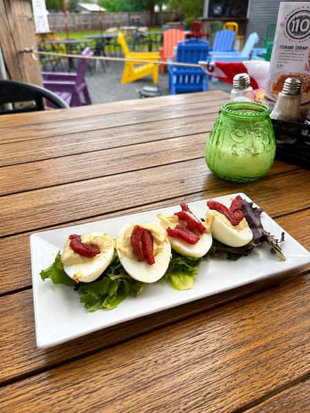 Prosciutto Deviled Eggs
