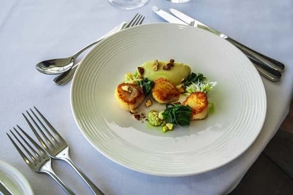 Elegant food on a plate