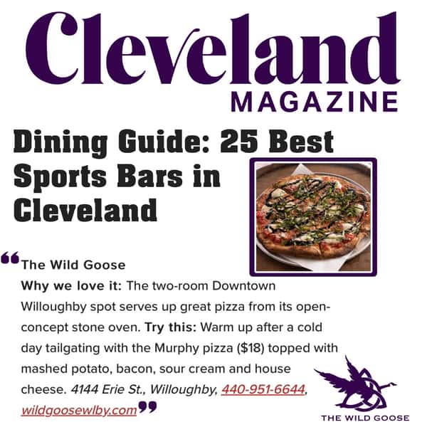 The Wild Goose - 25 Best Sports Bars in Cleveland