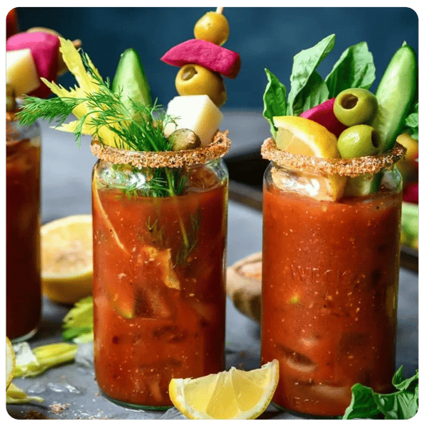 Bloody Mary drinks