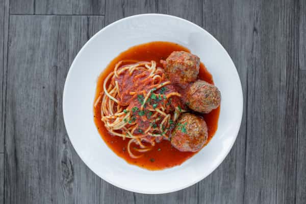 Spaghetti & Meatballs or Sausage