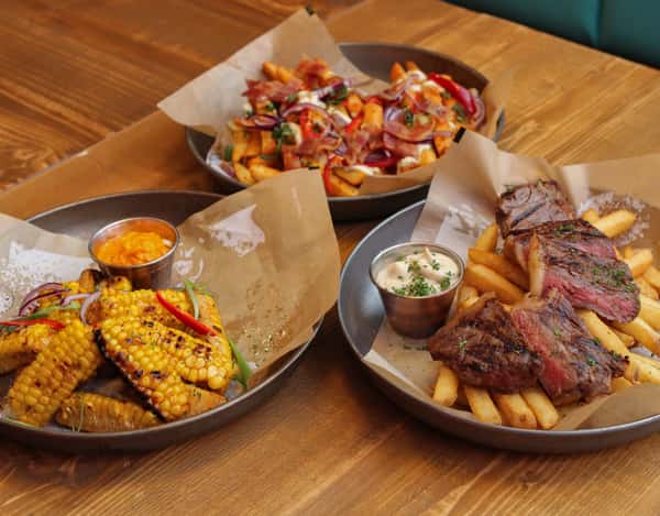 Various Dishes at Gidi Grill