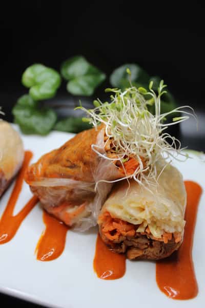 Pork Debris Spring Rolls