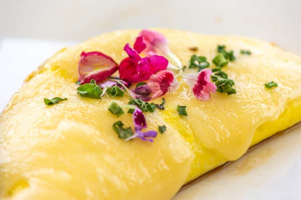 Breakfast Classic Cheese Omelet.