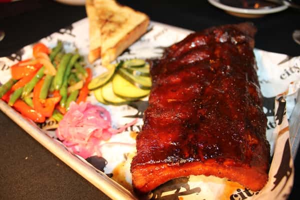 Half Rack Baby Back Ribs.