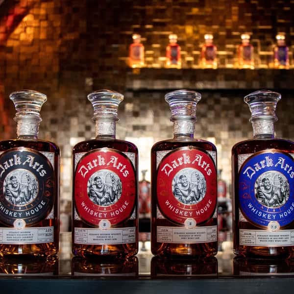 Dark Arts Whiskey Bottles