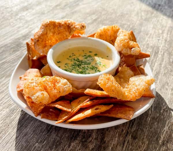 Crawfish and Brie Queso.