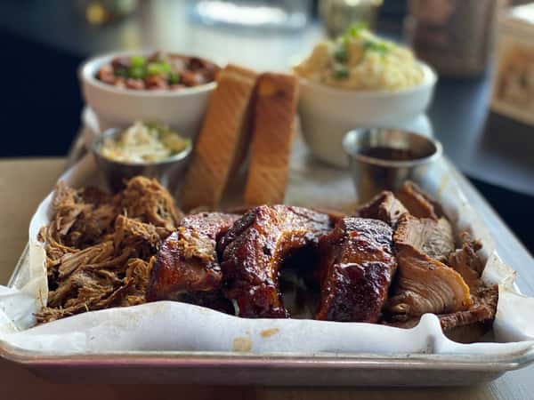 City Pork BBQ Platter.