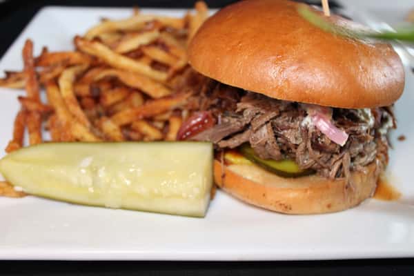 Brisket Sandwich.