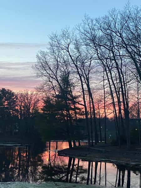 sunset view off our patio 