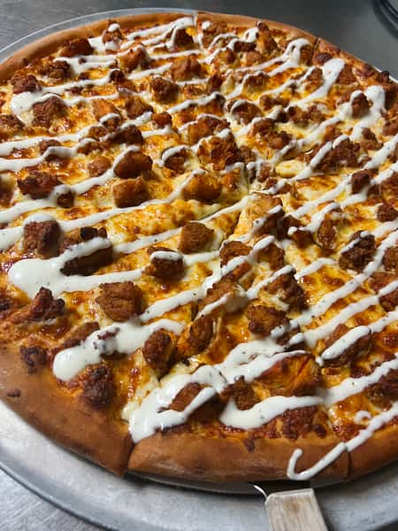 Buffalo Flatbread Pizza