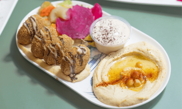Falafel and Hummus