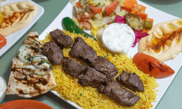 Beef Kabob Plate