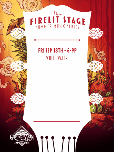 White Water Friday, September 18 from 6-9pm