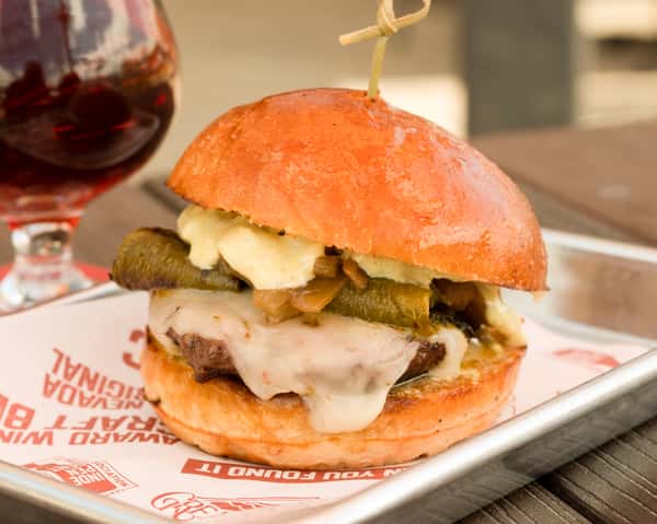Green Chili Burger