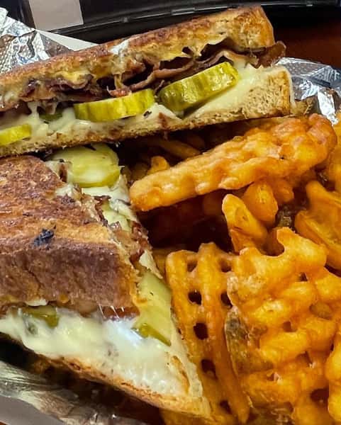 Bacon Pickle Grilled Cheese