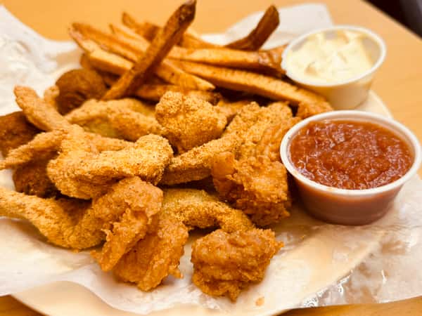 Catfish & Shrimp Plate