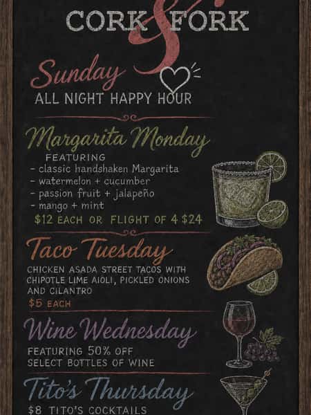 Plan your week accordingly! Starting with All Night Happy Hour tonight 🫶🏻🥂 See you soon