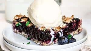Meyer Lemon Blueberry Tart