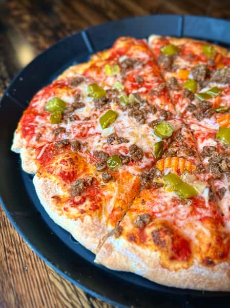 Sausage Giardiniera Pizza