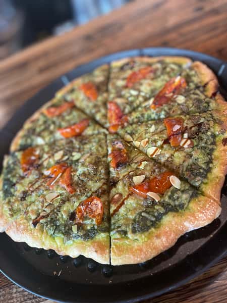 Sausage Pesto Pizza