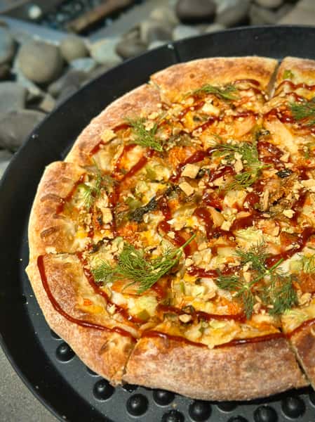 Kimchi Pickle Pizza