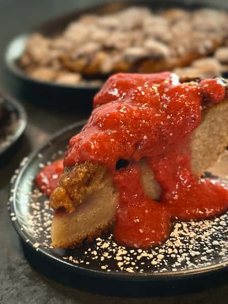 Strawberry-Lemon Crumb Cake