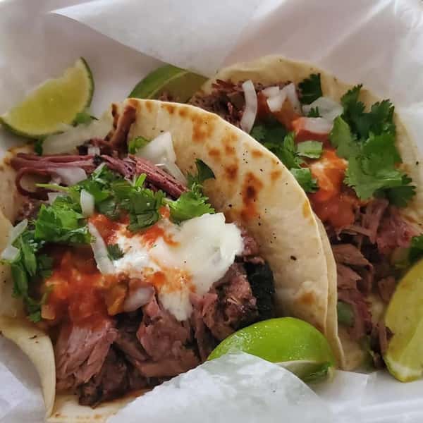 Brisket Tacos Friday Specials Smokin Barrel BBQ Barbecue
