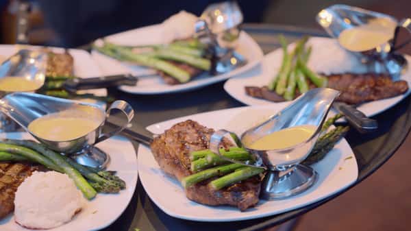 Served dinner at Willows