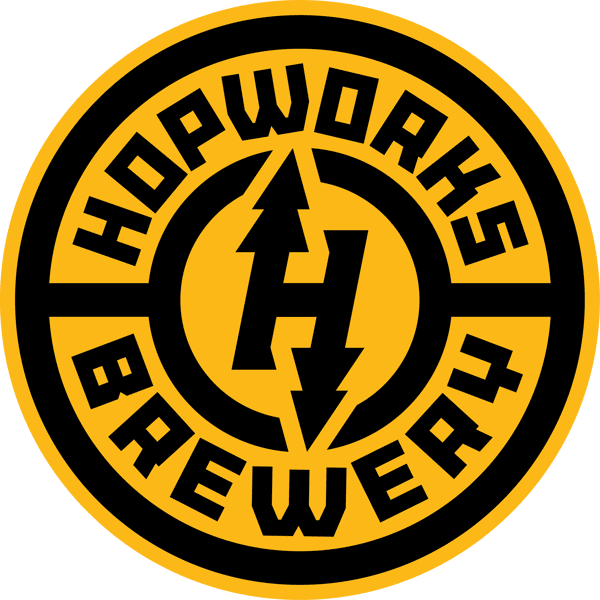 Hopworks Brewery Logo Lockup