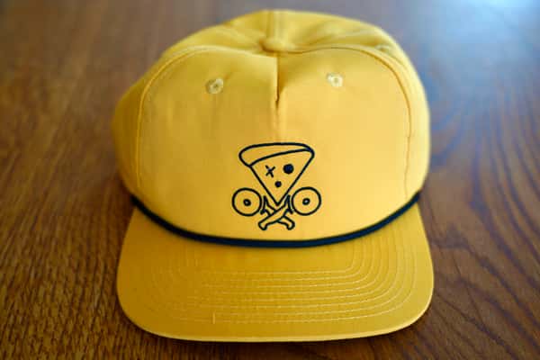 Yellow W/Black rope logo hat