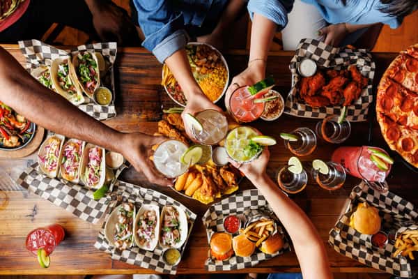 Group Eats at Stolen Saddle