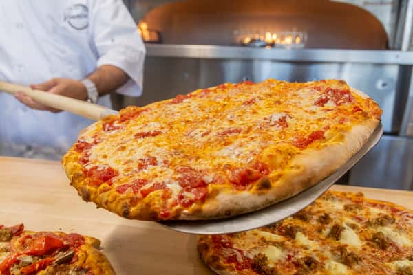 Pizza on an easel