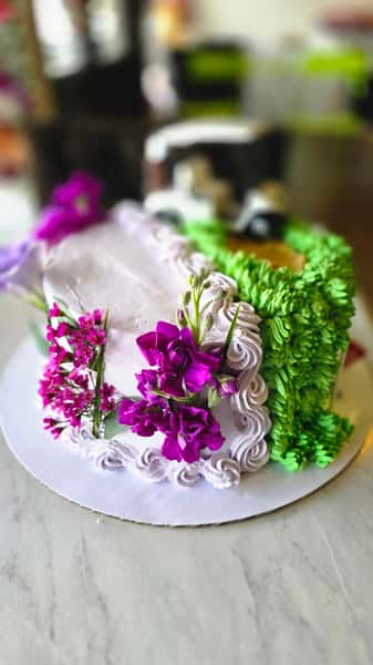 flowers and gold