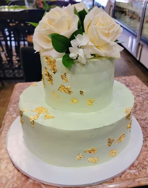 sage and gold