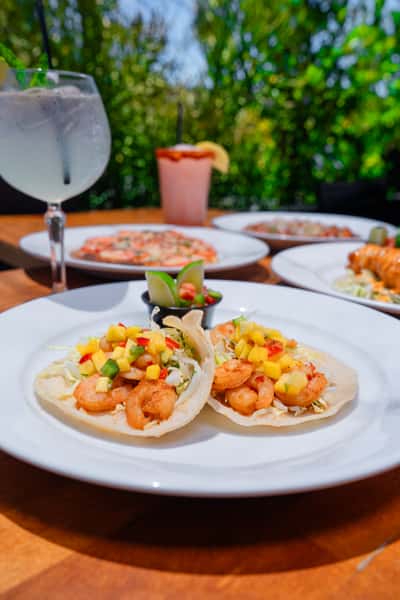Shrimp Tacos with Mango Salsa