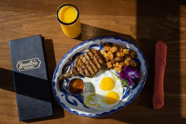 Pork Chop & Eggs