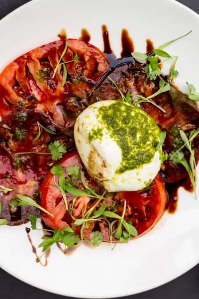 Local Heirloom Tomato & Burrata Salad