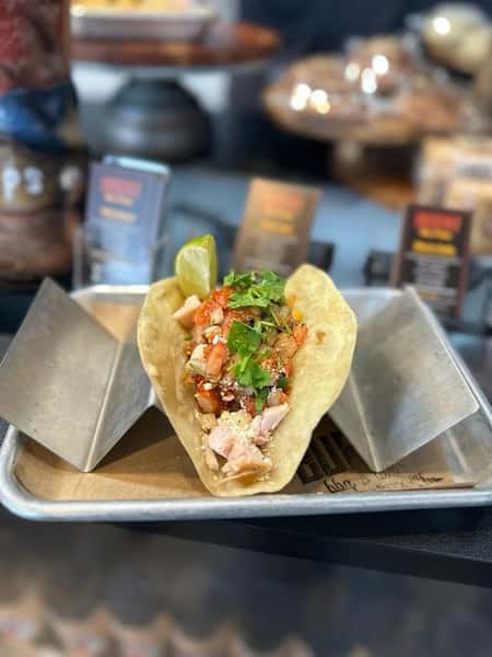 BBQ Citrus Smoked Chicken Taco